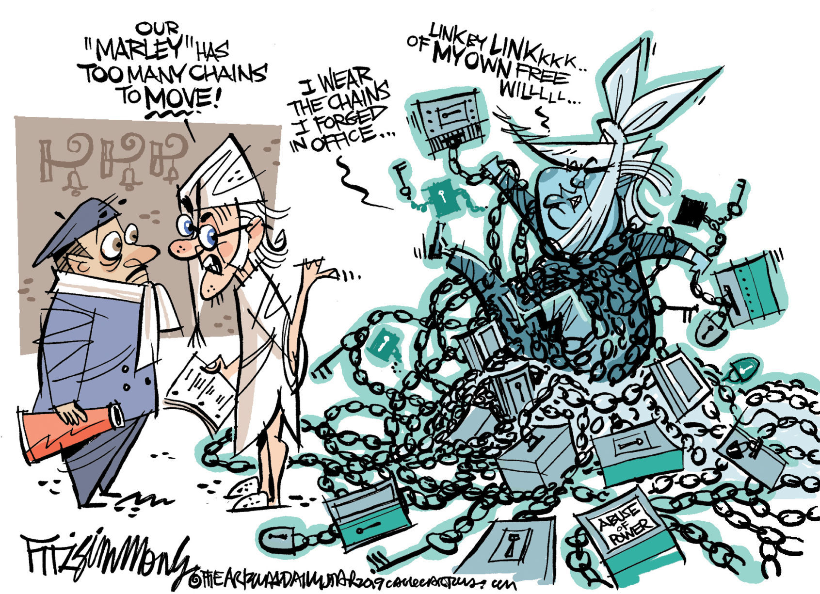 Daily Fitz Cartoon: Trump Marley